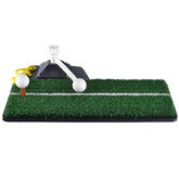 PGM Golf 66 Grass Putting Mat Push Rod Trainer, Size: 48x23cm, Black,66 Grass