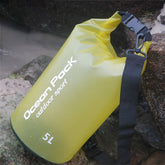 Outdoor Waterproof Single Shoulder Dry Bag Dry Sack PVC Barrel Bag, Capacity: 5L, 5L
