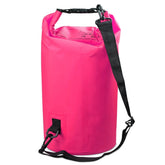 Outdoor Waterproof Single Shoulder Bag Dry Sack PVC Barrel Bag, Capacity: 15L, Capacity: 15L (Pink), Capacity: 15L (Green), Capacity: 15L (Sky Blue), Capacity: 15L (Yellow), Capacity: 15L (Black), Capacity: 15L (Dark Blue), Capacity: 15L (Orange)