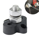 Single Heavy-Duty Terminal Studs Black M10 Bus Bar for Car / RV / Boat, M10 Black