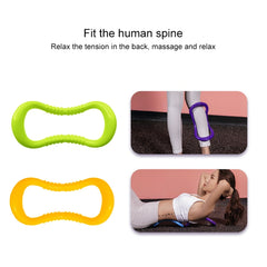 PP Double Massage Point Yoga Circle Fascia Stretching Ring Pilates Resistance Ring, Purple, Sky Blue, Yellow, Dark Blue, Pink, Green, Grass Green, Light Pink
