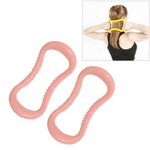 2 PCS PP Double Massage Point Yoga Circle Fascia Stretching Ring Pilates Resistance Ring, Sky Blue, Yellow, Dark Blue, Pink, Green, Grass Green, Light Pink, Purple