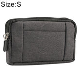 Sports Denim Universal Phone Bag Waist Bag for 5.2 inch or below Smartphones, Size: S, S