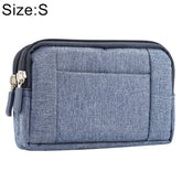 Sports Denim Universal Phone Bag Waist Bag for 5.2 inch or below Smartphones, Size: S, S