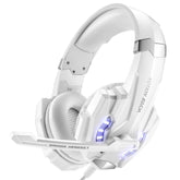 KOTION EACH G9000 3.5mm Game Gaming Headphone Headset Earphone Headband with Microphone LED Light for Laptop / Tablet / Mobile Phones,Cable Length: About 2.2m, G9000