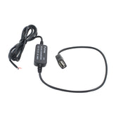 Car Motorcycle Single USB Car Charger DC 12V To 5V 3A Power Adapter for Car GPS Tracker DVR, Length: 1m, Car Single USB Power Adapter