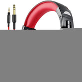 OneOdio A71 Head-mounted Noise Reduction Wired Headphone with Microphone, A71 (Red Black)