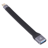 10Gbps USB-C / Type-C Male to USB 3.0 Female Soft Flat Data Transmission Fast Charging Cable, USB-C / Type-C Male to USB 3.0 Female