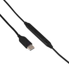USB-C / Type-C Interface In-ear Woven Wire-controlled Earphone for Samsung Phones, Cable Length: 1.1m