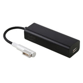 AnyWatt 85W USB-C / Type-C Female to 5 Pin MagSafe 1 Male L Head Series Charge Adapter Converter for MacBook, 85W Black
