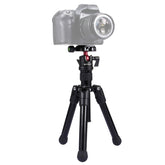 PULUZ Pocket Mini Microspur Photos Magnesium Alloy Tripod Mount with 360 Degree Ball Head for DSLR & Digital Camera, Adjustable Height: 24.5-57cm, Load Max: 3kg, Microspur Tripod