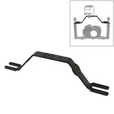 PULUZ Diving Tray Bracket Dual Handle Grip Handheld Expansion Mount System, 14.8 inch (Black), 14.8 inch (Red)