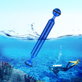 PULUZ 7 inch 18cm Length 20.8mm Diameter Dual Balls Carbon Fiber Floating Arm, Ball Diameter: 25mm, 7 inch Blue