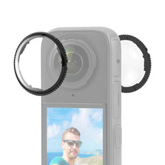 For Insta360 X4 PULUZ Rotation PC Lens Guard Protective Cover, For Insta360 X4 PC Lens Guard