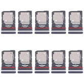 For Motorola Edge 60 Fusion 10pcs Original SIM Card Tray + SIM Card Tray / Micro SD Card Tray, For Motorola Edge 60 Fusion