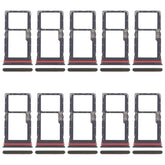 For Motorola Moto G56 10pcs Original SIM Card Tray + Micro SD Card Tray, For Motorola Moto G56