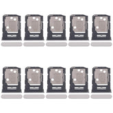 For OPPO Reno12 Pro CPH2629 10pcs Original SIM Card Tray + SIM Card Tray / Micro SD Card Tray, For OPPO Reno12 Pro (Original)