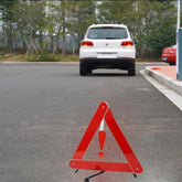 Foldable Reflective Triangle Safety Warning Board, Size: 39.5cm x 35cm, Foldable Reflective Board