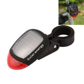 4 Flash Mode Available Solar Energy Rechargeable Bicycle Tail Light with 2 Red LED, Solar Energy Bicycle Tail Light