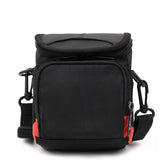 Universal Mini Digital Cloth Camera Bag with Strap, Size: 115 x 105 x 155mm, 11 x 10 x 15cm(Black)