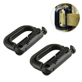 Plastic Portable Carabiner, 4 pcs in One Packaging, The Price is for 4 pcs (Light Grey), 4PCS Plastic Carabiner