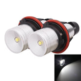 MZ E39 3W 240LM LED Super Bright Car Angel Eyes White Daytime Running Marker Light for BMW E39, DC 8-30V, 1 Pair, MZ E39