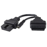 12 Pin to 16 Pin OBDII Diagnostic Cable for Mitsubishi, 12 Pin to 16 Pin