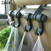 KANEED Car Vehicle Multi-functional Seat Headrest Bag Hanger Hook Holder Seat Headrest Hanger Hanging Holder Double Hooks, Car Double Hooks