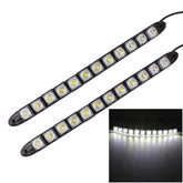2 PCS 6W 12 LED SMD 5050 Flexible Snake LED Car Daytime Running Lights, DC 12V, 6W