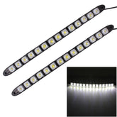 2 PCS 7W 14 LED SMD 5050 Flexible Snake LED Car Daytime Running Lights, DC 12V, 7W