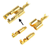 100pcs DIY Crimp Terminal Female to 2 x Male Spade Connector, Cable size: 1-2.5mm2 (100pcs in one packaging, the price is for 100pcs), Female to 2 x Male