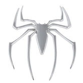 Metal Spider Style Chrome Badges, Spider