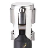 Novel Stainless Steel Champagne Wine Bottle Stopper Plugger Cork Keeping Fresh Gadget, 1PC Wine Bottle Stopper