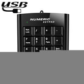 Mini USB Numeric keyboard with 19 keys, USB Numeric keyboard
