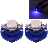 2 PCS B8.4 0.2W 12LM 1 LED SMD 5050 LED Instrument Light Bulb Dashboard Light for Vehicles, DC 12V, 0.2W B8.4