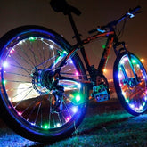Bicycle Wheel Spoke Decorative LED Light Article Bar Strip, 15 LEDs, 15 LEDs