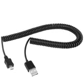 2m Micro USB Data Sync Charging Coiled Cable / Spring Cable