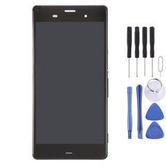 LCD Display + Touch Panel with Frame for Sony Xperia Z3 (Dual SIM Version) / D6633 / L55U, For Xperia Z3