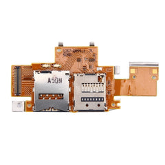 SIM Card and SD Card Reader Contact Flex Cable for Sony Xperia Tablet Z / SGP311 / SGP312 / SGP321, For Tablet Z
