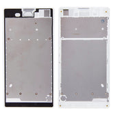 Front Housing with Adhesive Sticker for Sony Xperia T3, For Xperia T3(White)