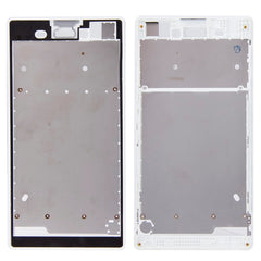 Front Housing with Adhesive Sticker for Sony Xperia T3, For Xperia T3(White)