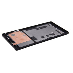 Front Housing with Adhesive Sticker for Sony Xperia T2 Ultra, For Xperia T2 Ultra(Black)