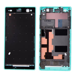 Front Housing with Adhesive for Sony Xperia C3, For Xperia C3(Green), For Xperia C3(Black), For Xperia C3(White)