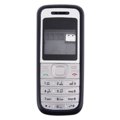Full Housing Cover (Front Cover + Middle Frame Bezel + Battery Back Cover) for Nokia 1200 / 1208 / 1209, For Nokia 1200 / 1208 / 1209, For Nokia 1200