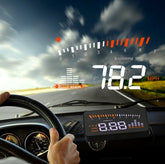 X5 HUD 3 inch Universal Multi Car Head Up Display with OBDII EOBD System, Light Sensors, Rotation Speed, Rotation Speed Unit, Unit Mark, Voltage, Water Temperature, Alarm mark, X5 HUD 3 inch