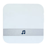 B10 52 Chimes 110dB Doorbell Receiver Low Power Consumption Home Door Tools, US Plug, AC 90-260V, B10 White US Plug