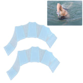 Finger Flexible Silicone Swimming Gloves (Large Size), Size : S Blue, Size : M Blue, Size : L Blue