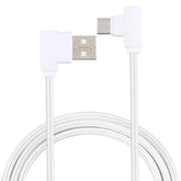 1.2m 2A 90 Copper Wires Woven Elbow USB-C / Type-C 3.1 to USB 2.0 Data / Charger Cable