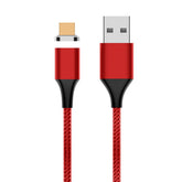M11 3A USB to Micro USB Nylon Braided Magnetic Data Cable, Cable Length: 1m, Micro USB