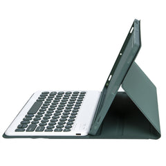 For iPad 11 2025 / 10th Gen 10.9 2022 YA10B Lambskin Texture Bluetooth Keyboard Leather Tablet Case with Pen Slot, YA10B